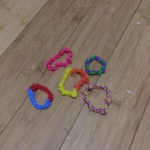 Multi colored bracelets